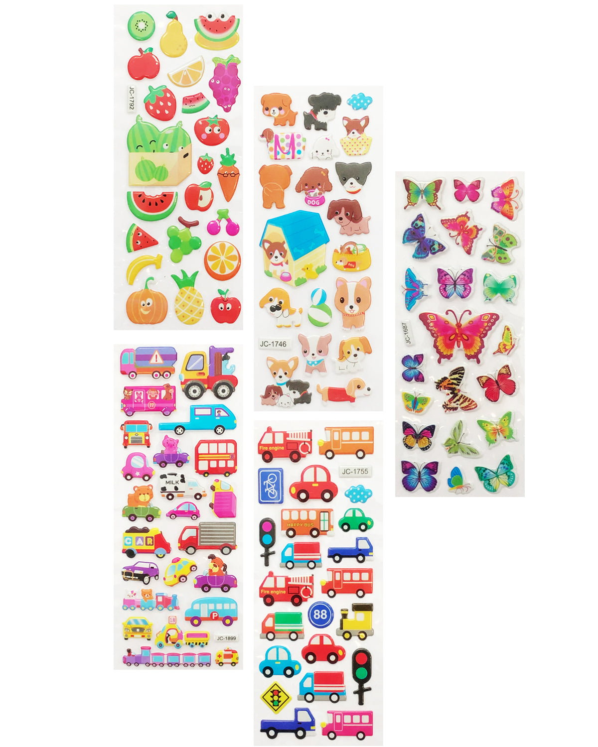 New Designs Puffy 3D Bubble Stickers for Scrapbooking DIY / Deco