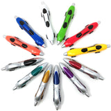 Wrapables Replaceable Ink Gel Pens School Office Supplies (12 pack), Sports Cars