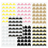Wrapables Photo Corner Stickers, Photo Mounting Self Adhesives for DIY Crafts, Scrapbooking, Album, Diary, 13 Sheets / 312 Pieces
