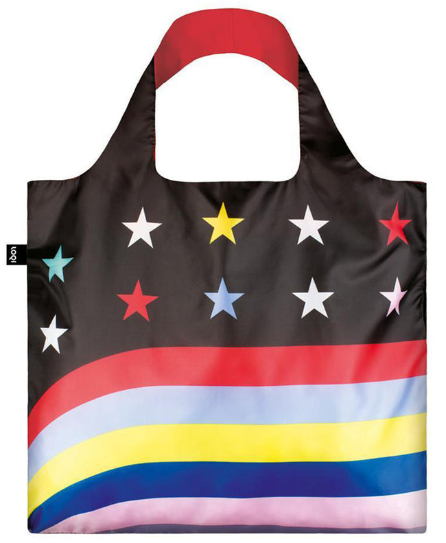 LOQI TRAVEL Stars & Stripes Reusable Shopping Bag