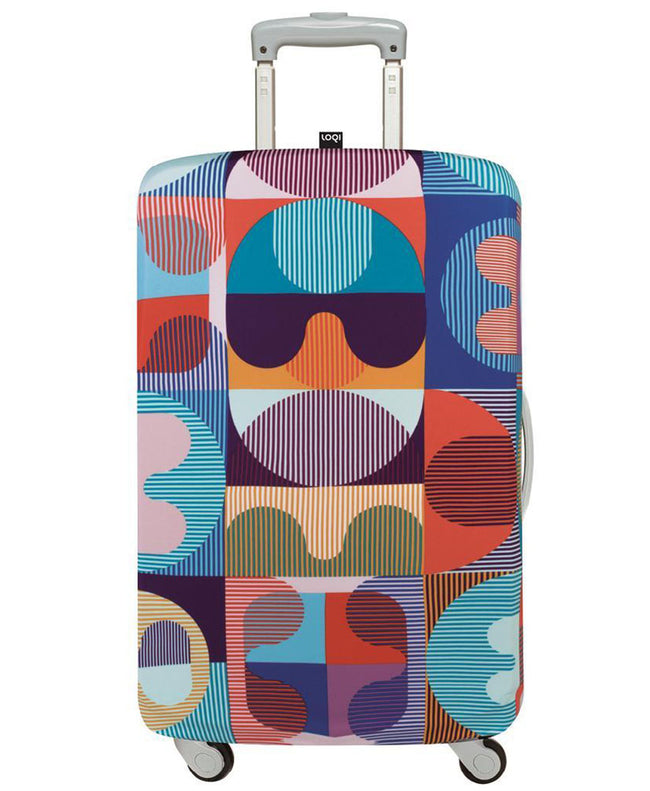 LOQI HVASS&HANNIBAL Grid Luggage Cover L
