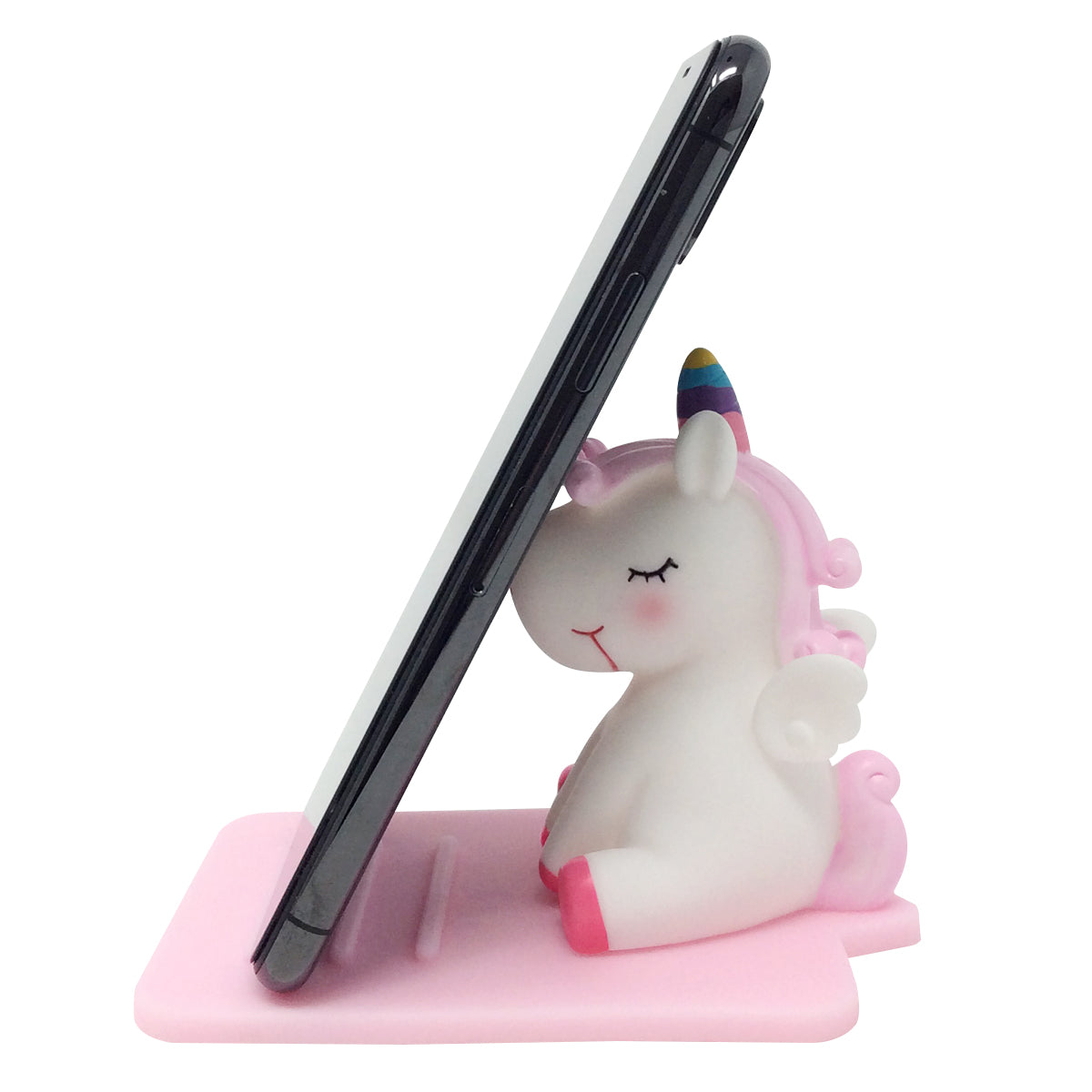 Wrapables Novelty Unicorn Hands Free Phone Stand (Set of 2)