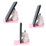 Wrapables Novelty Unicorn Hands Free Phone Stand (Set of 2)