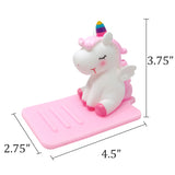 Wrapables Novelty Unicorn Hands Free Phone Stand (Set of 2)