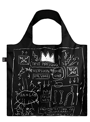 LOQI Museum Jean Michel Basquiat's Crown Reusable Shopping Bag