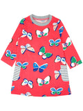 Wrapables Girls Casual Print Cotton Dress