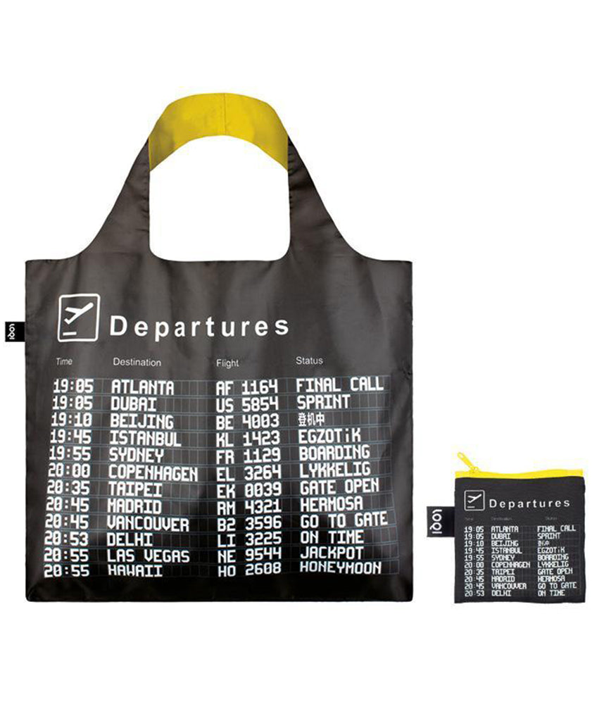 LOQI AIRPORT Arrivals Reusable Shopping Bag