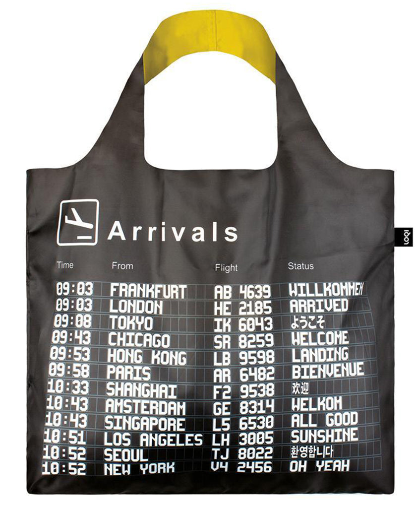 LOQI AIRPORT Arrivals Reusable Shopping Bag