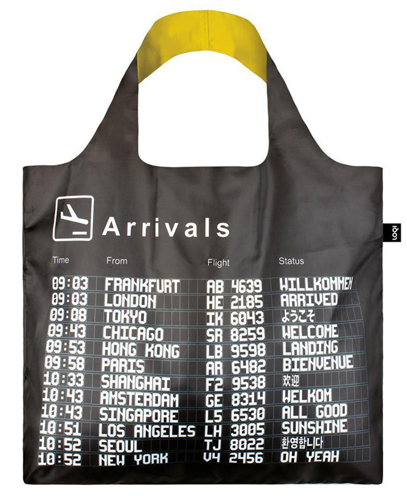 LOQI AIRPORT Arrivals Reusable Shopping Bag