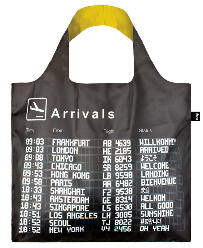 LOQI AIRPORT Arrivals Reusable Shopping Bag
