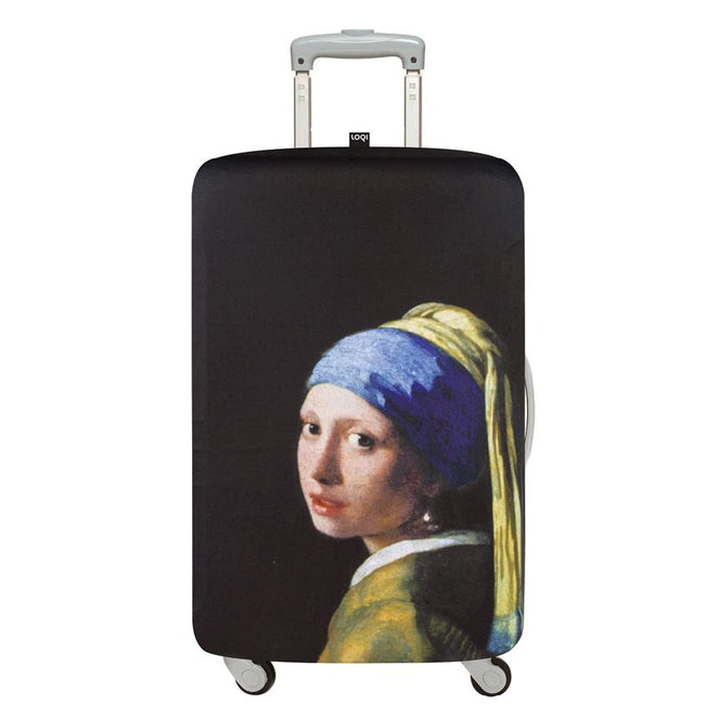 LOQI Museum VERMEER's Girl with a Pearl Earring Luggage Cover M