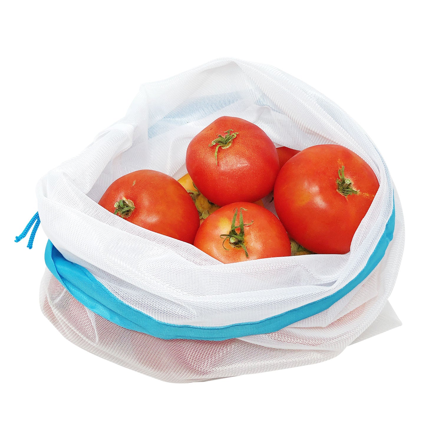 Wrapables Reusable Transparent Mesh Produce Bags (Set of 12)