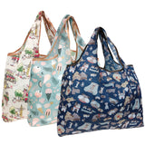 Wrapables Eco-Friendly Large Nylon Reusable Shopping Bags (Set of 3)