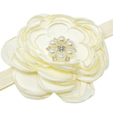 Wrapables Floral Headband Bridal Wreath Crown, Cream