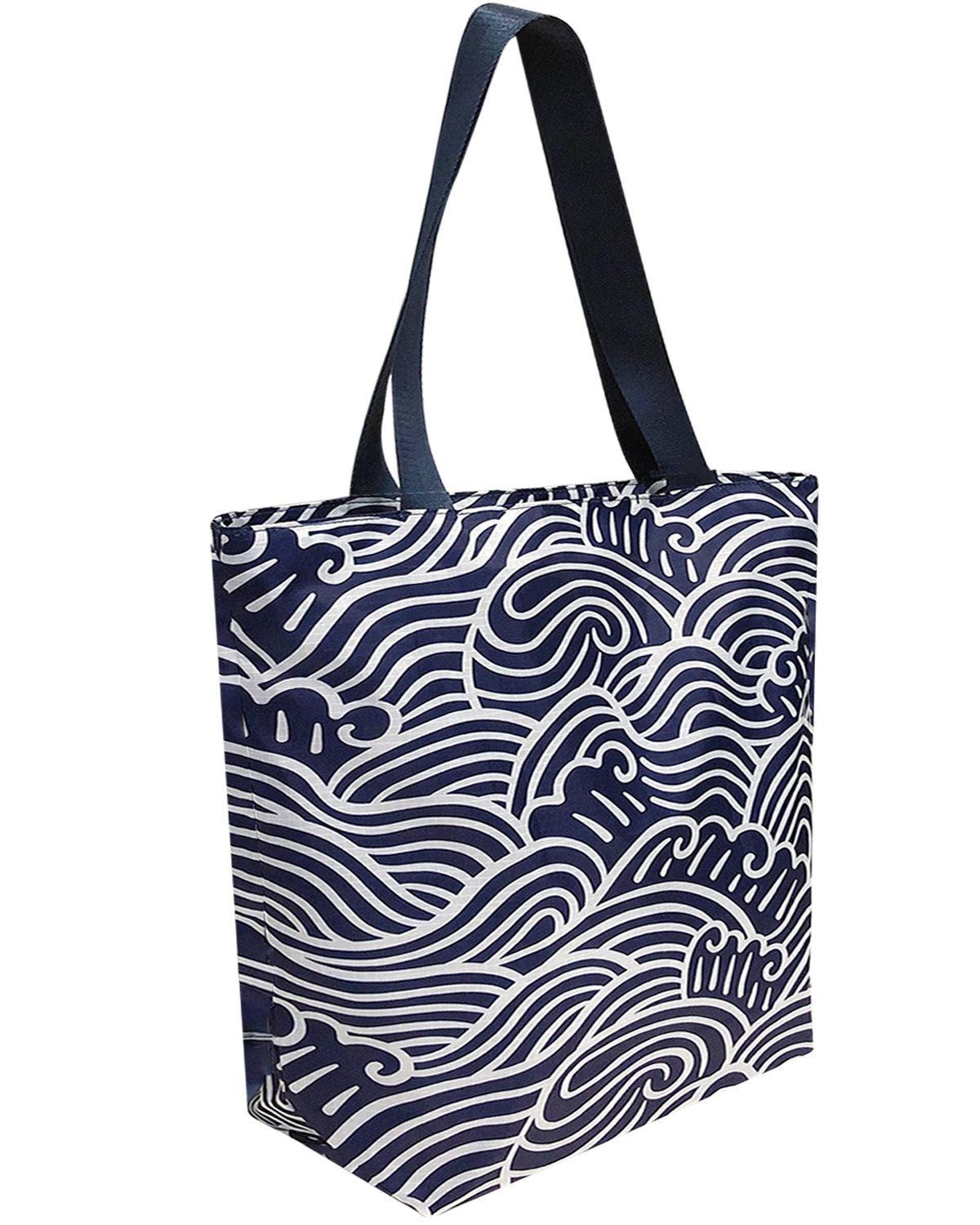 Wrapables Carryall Shopping Travel Tote Bag with Durable Ripstop Polyester - Foldable, Waterproof, and OEKO-TEX Certified