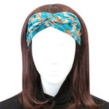 Wrapables Boho Vintage Floral Elastic Headbands for Sports, Yoga, Workouts, Facials (Set of 6)