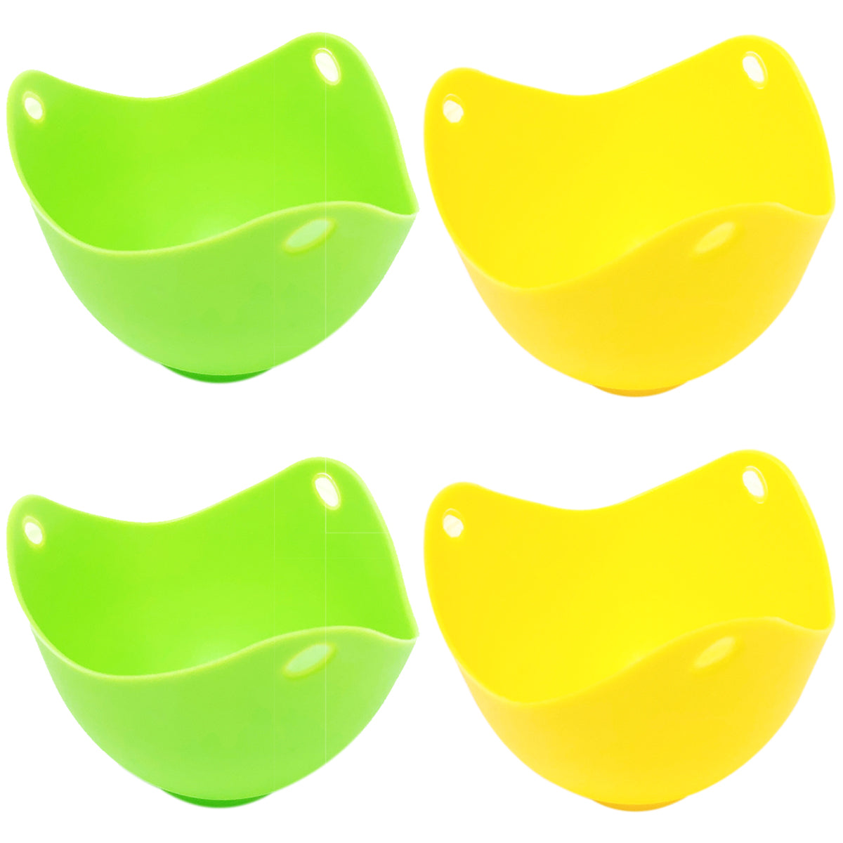 High Temperature Resistant Silicone Egg Steamer Non-stick Egg Poacher  Silicone Egg Tray Boiled Egg Cup Kitchen Gadgets