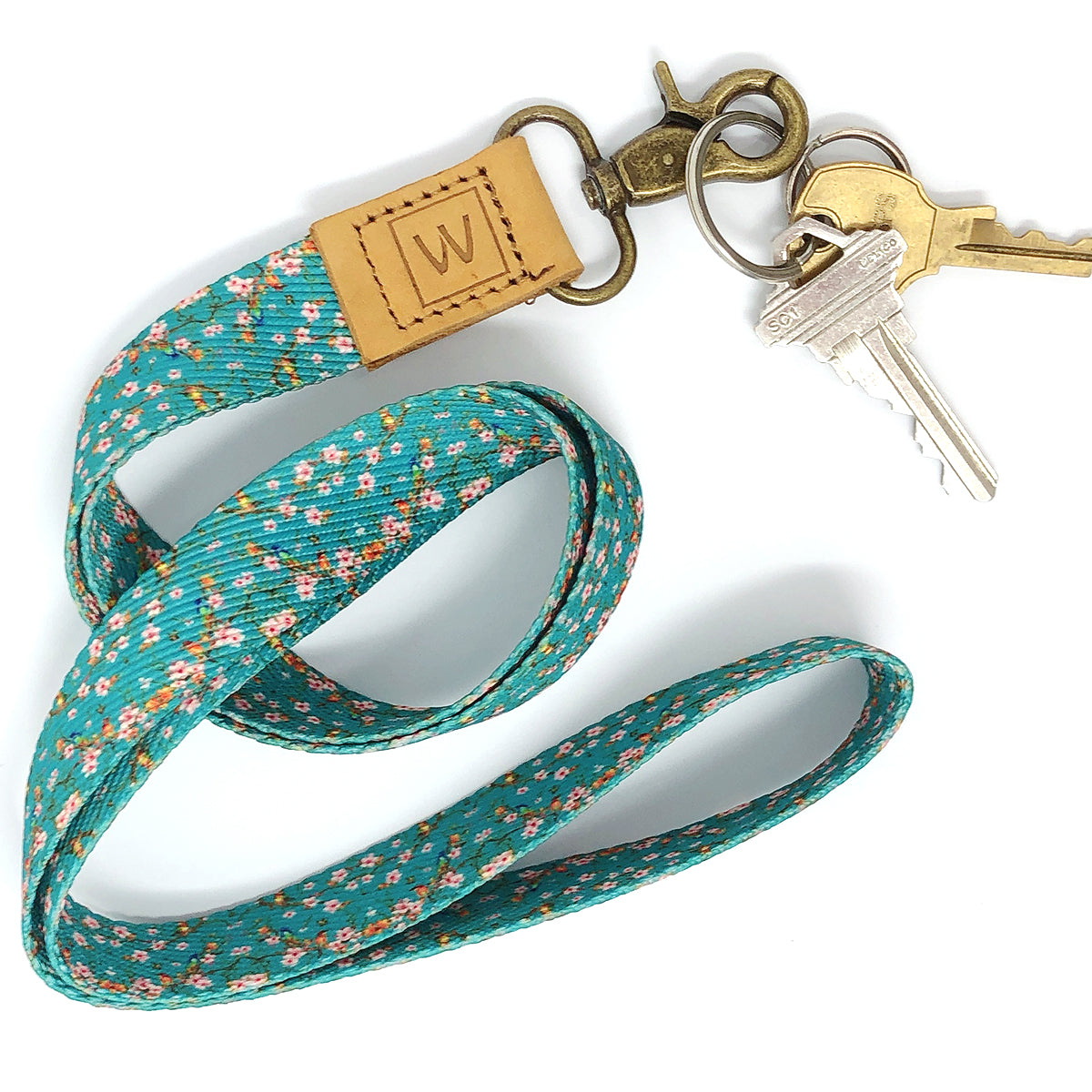 Wrapables Lanyard Keychain and ID Badge Holder Galaxy Blue