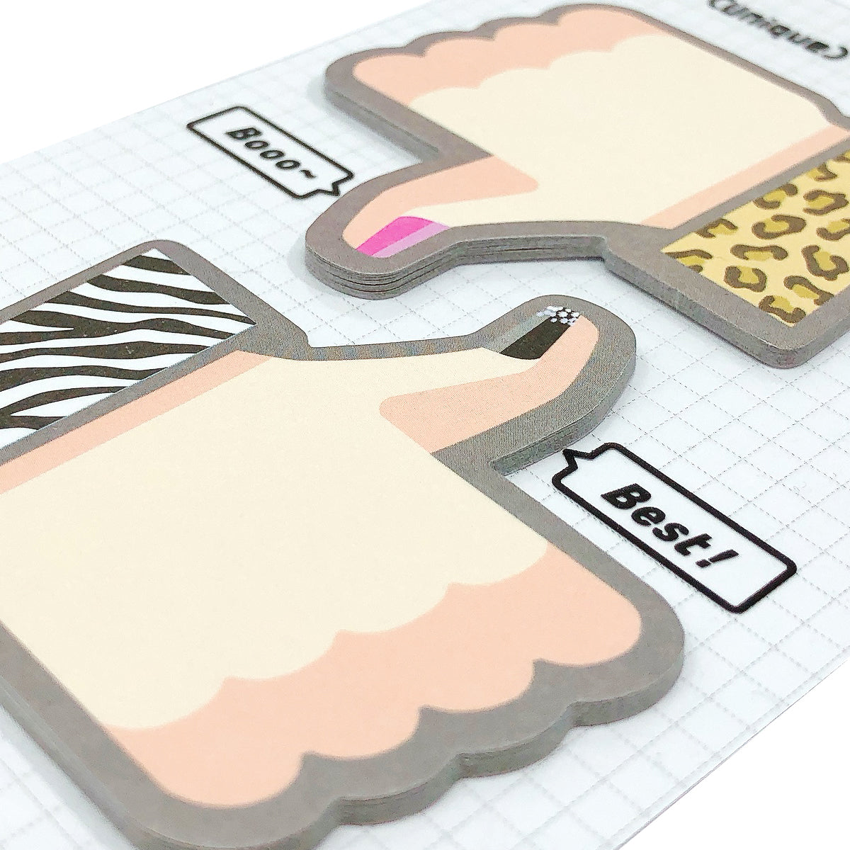 Wrapables Thumbs Up Thumbs Down Sticky Notes (Set of 2)