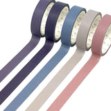 Wrapables Solid Color Washi Tape (Set of 5)