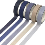 Wrapables Solid Color Washi Tape (Set of 5)