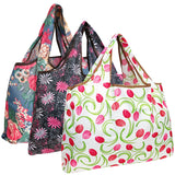 Wrapables Eco-Friendly Large Nylon Reusable Shopping Bags (Set of 3)