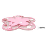Wrapables Cherry Blossom Coasters for Cups and Drinks (Set of 2)