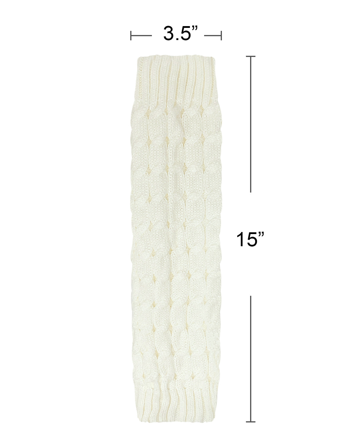 Wrapables Women's Cable Knit Leg Warmers