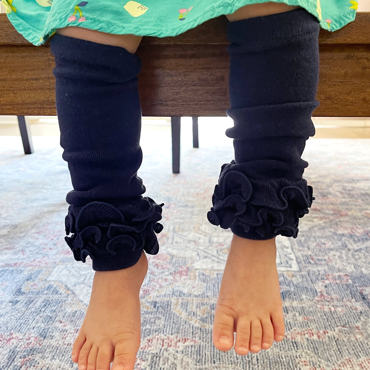 Wrapables Really Ruffly Baby & Toddler Leg Warmers (Set of 3)