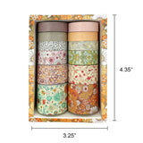 Wrapables Decorative Washi Tape Box Set for DIY Arts & Crafts, Scrapbooking, Diary, Stationery, Card-Making, Gift Wrapping (12 Rolls)