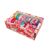 Wrapables Decorative Washi Tape Box Set for DIY Arts & Crafts, Scrapbooking, Diary, Stationery, Card-Making, Gift Wrapping (12 Rolls)