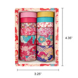 Wrapables Decorative Washi Tape Box Set for DIY Arts & Crafts, Scrapbooking, Diary, Stationery, Card-Making, Gift Wrapping (12 Rolls)