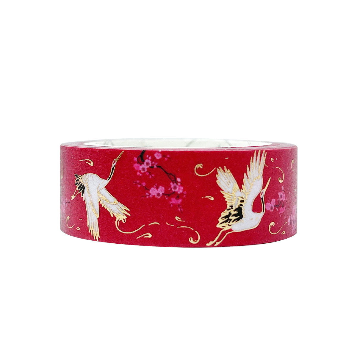 Wrapables Poetic Picturesque Gold Foil Washi Masking Tape, 15mm x