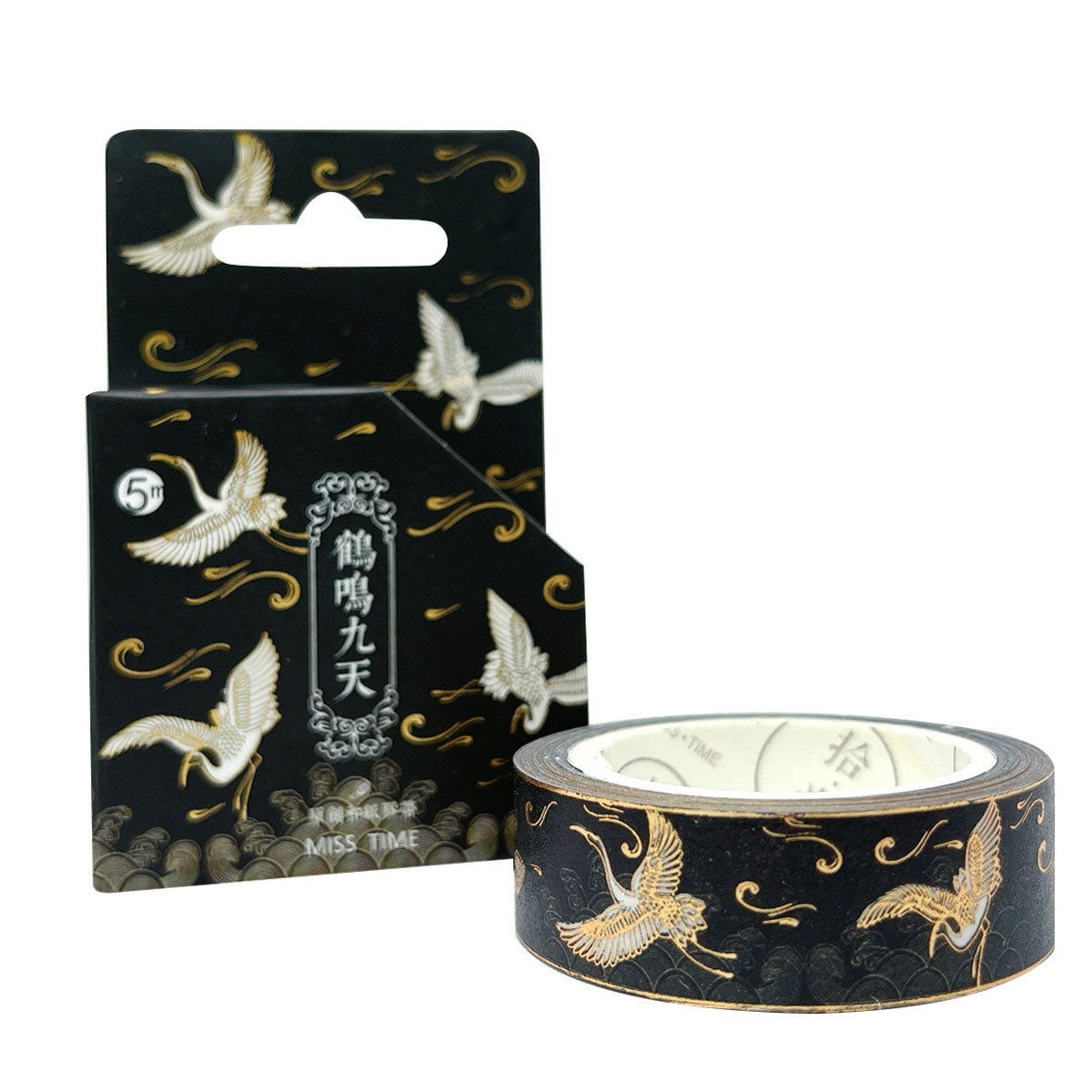 Wrapables Poetic Picturesque Gold Foil Washi Masking Tape, 15mm x 5M