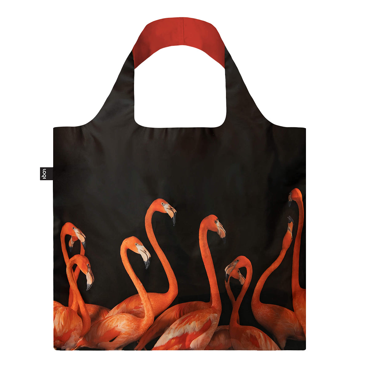 LOQI National Geographic Flamingos Reusable Shopping Bag