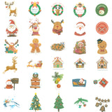 Wrapables Holiday Scrapbooking Washi Stickers, DIY Crafts for Stationery, Diary, Card Making (60 pcs)