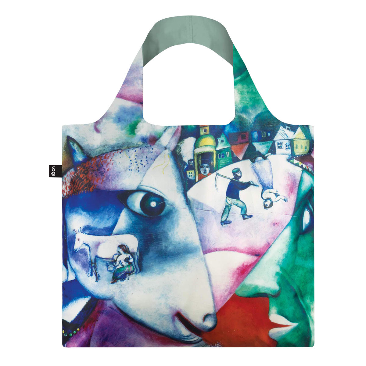 LOQI Museum Marc Chagall's I and the Village Reusable Shopping Bag