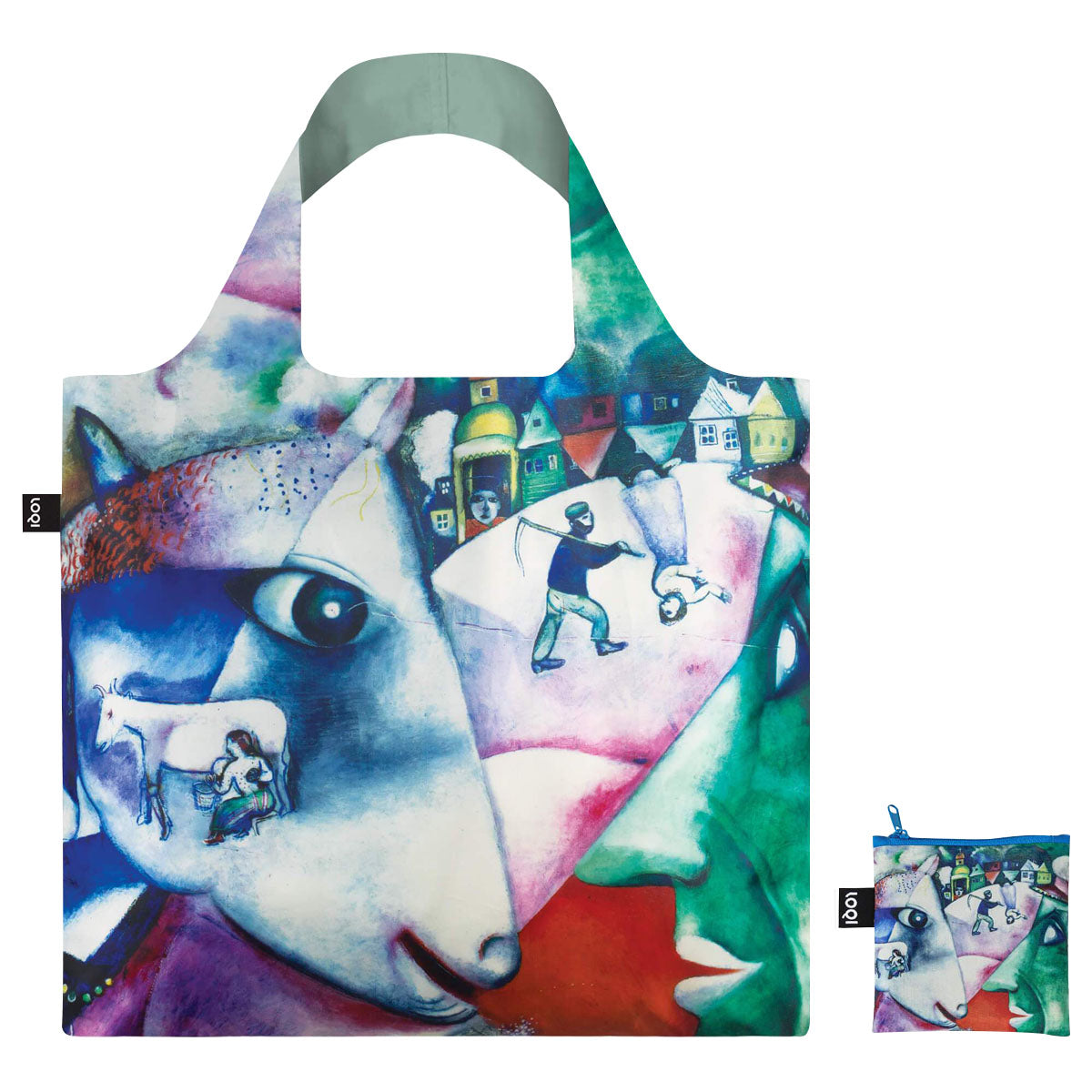 LOQI Museum Marc Chagall's I and the Village Reusable Shopping Bag