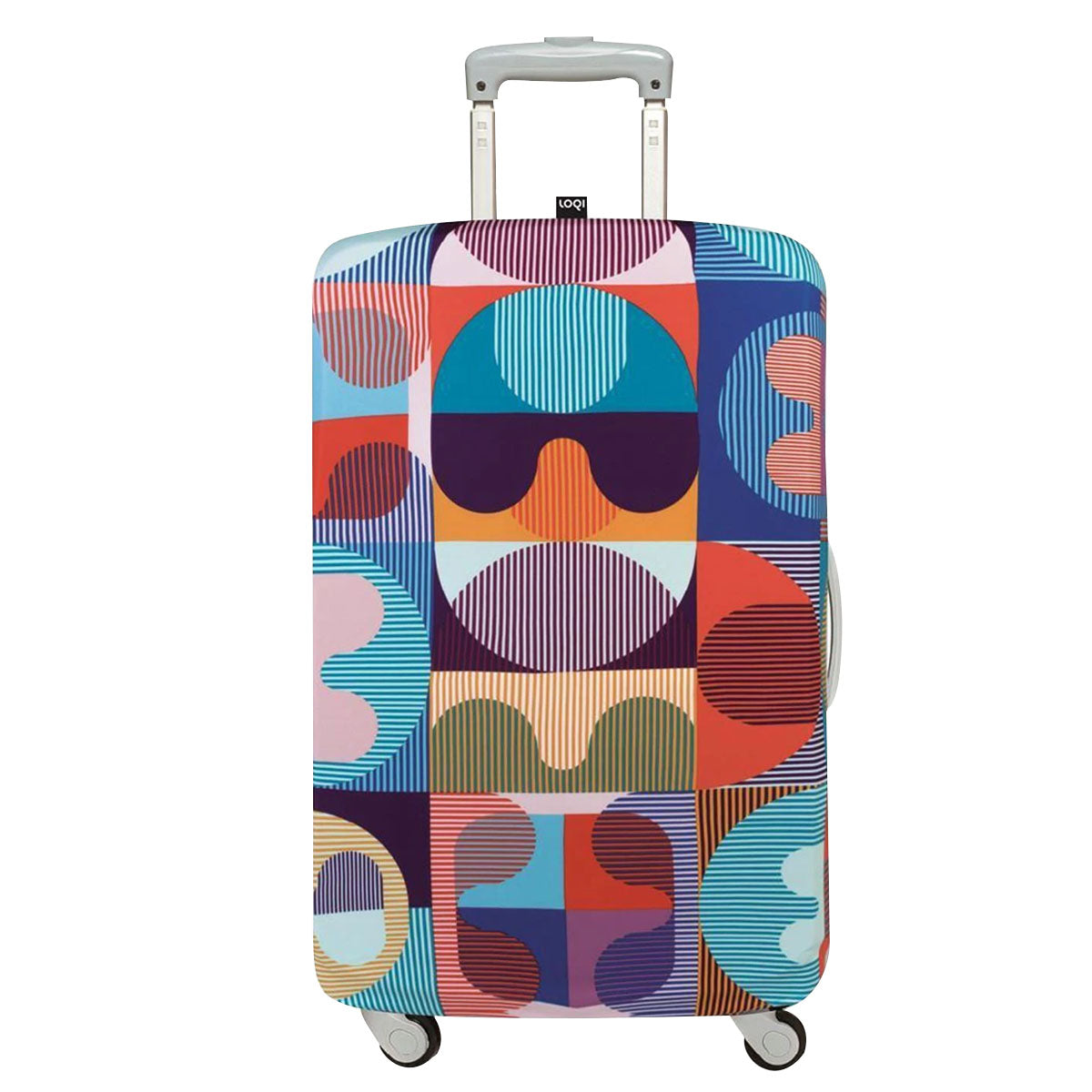 LOQI HVASS&HANNIBAL Grid Luggage Cover M