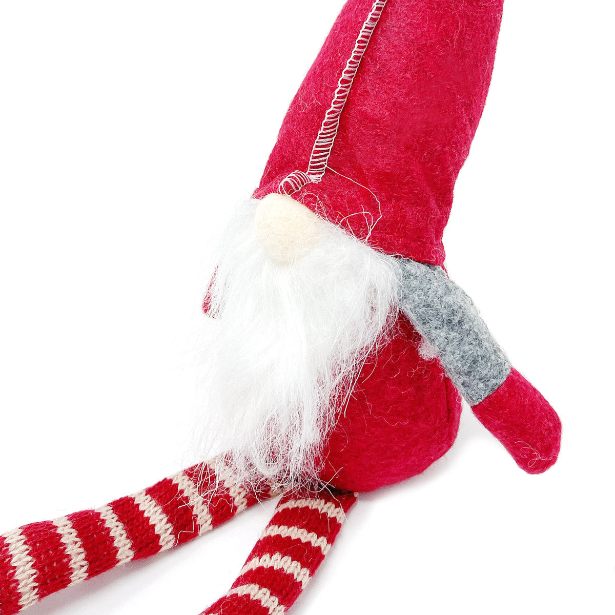 Wrapables Long-Legged Gnome Plush Dolls, Winter and Holiday Tabletop Decorations (Set of 2)