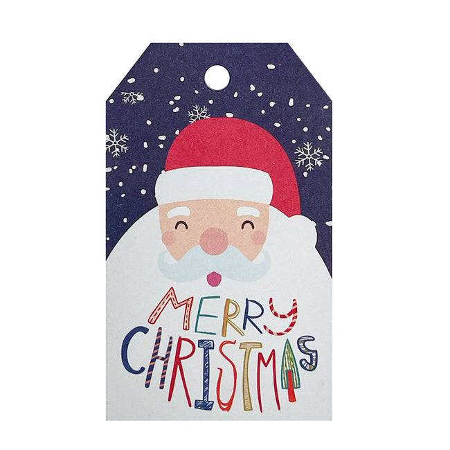 Wrapables Gold Foil Christmas Holiday Gift Tags/Kraft Paper Hang Tags for Gift-Wrapping, Labeling, Package Decoration (100pcs)