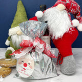 Wrapables 100pcs Decorative Santa Claus Tag Labels with Bakers Twine for Gift Labelling