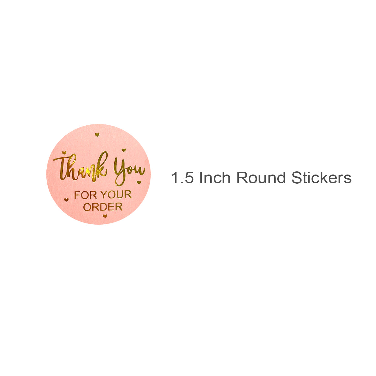 Wrapables 1.5 / 2 Thank You Stickers Roll, Sealing Stickers and Labe