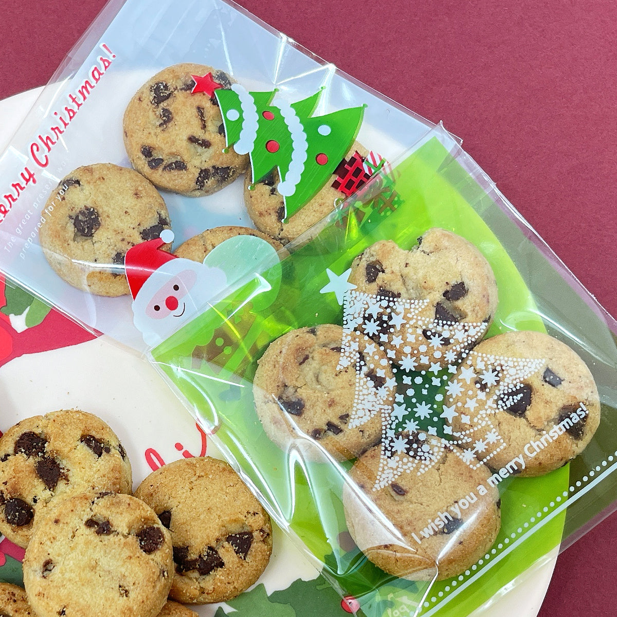 2022 NEW Christmas Self Seal Zip Lock Kids Party Favor Biscuit Cookie Gift  Bags
