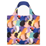 LOQI Artist Glitter Power Sisters Recycled Reusable Shopping Bag