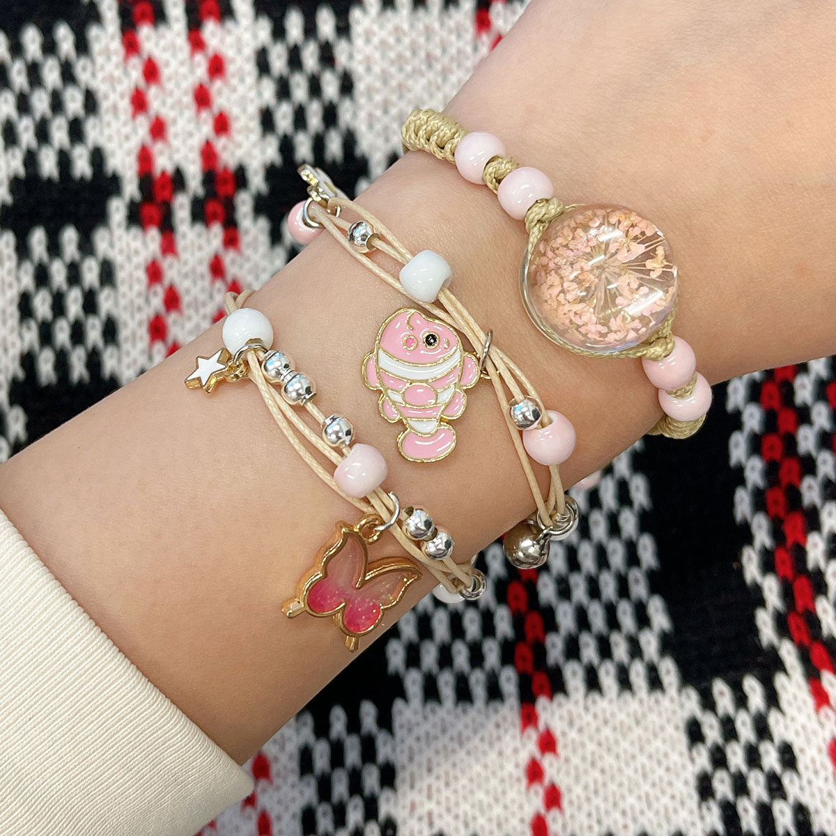 Pink Cute Charms Bracelet Online | Colette Hayman – colette by colette  hayman