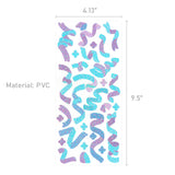 Wrapables Colorful Decorative Stickers for Scrapbooking, DIY Crafts, Stationery, Diary