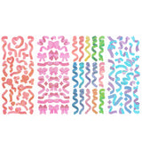 Wrapables Colorful Decorative Stickers for Scrapbooking, DIY Crafts, Stationery, Diary