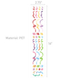 Wrapables Colorful Decorative Stickers for Scrapbooking, DIY Crafts, Stationery, Diary