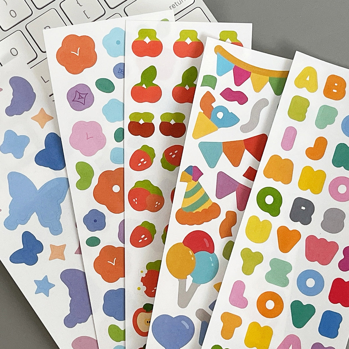 Wrapables Colorful Decorative Stickers for Scrapbooking, DIY Crafts, Stationery, Diary, Card Making